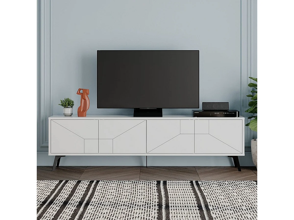 Tv-meubel 4 deuren L180 cm - Dune