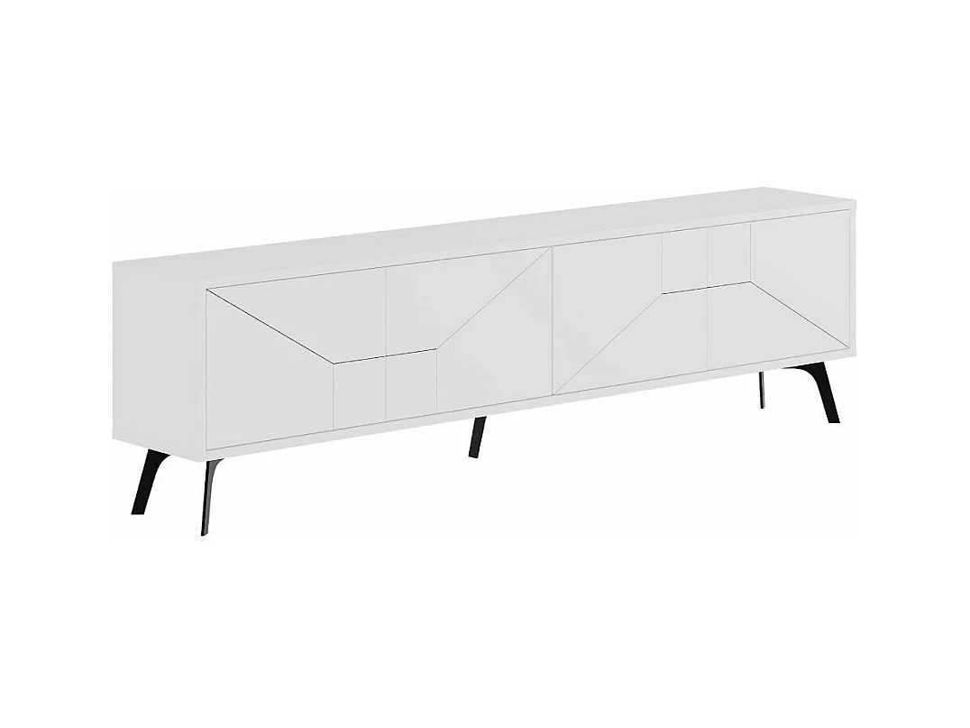 Meuble TV 4 portes L180 cm - Dune