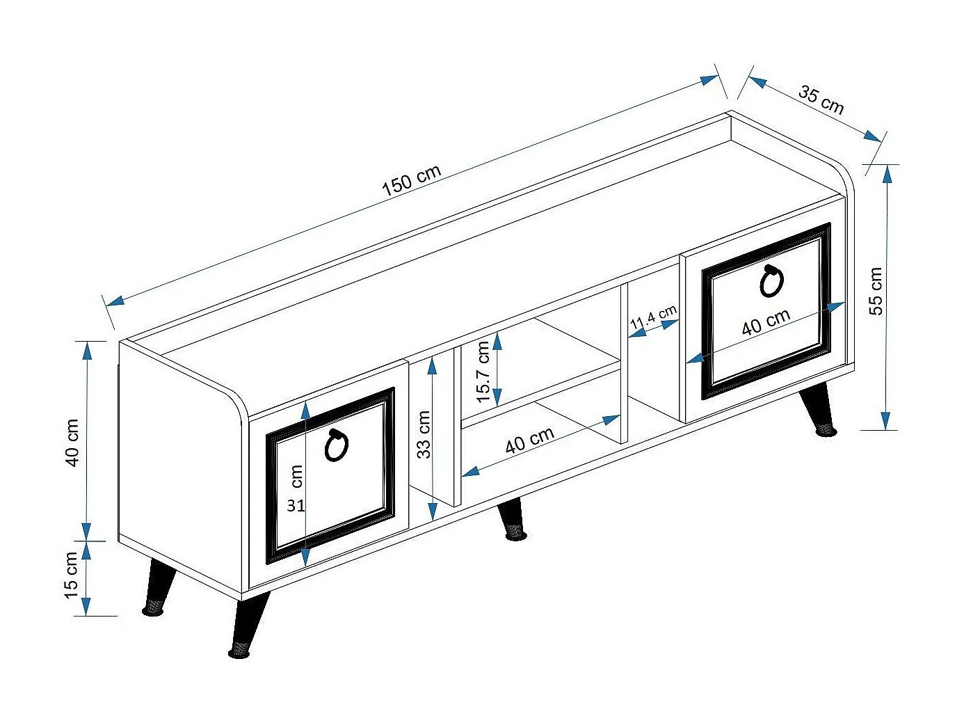 Móvel de TV-Ruby-Noz