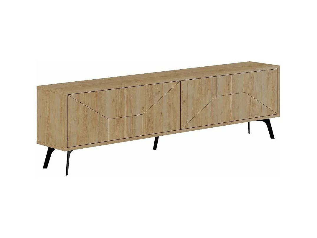Meuble TV 4 portes L180 cm - Dune