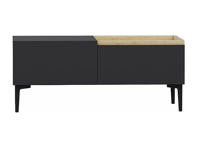 Mueble TV 3 puertas gris antracita L160 cm - Mia