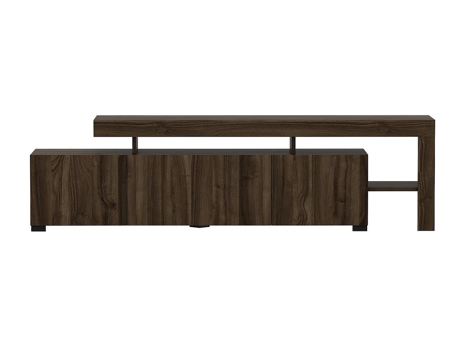 Mesa de tv Kailua 292, Nuez, Número de puertas: 3.00, 192x53x37cm