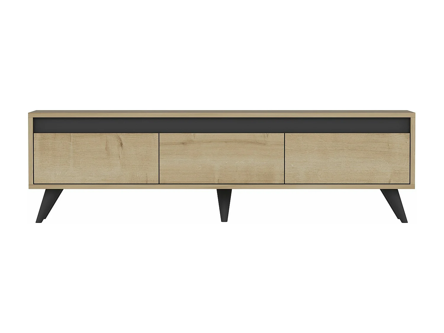 TV-Ständer – 150 cm x 30 cm x 45 cm – Saphir-Eiche – MDF