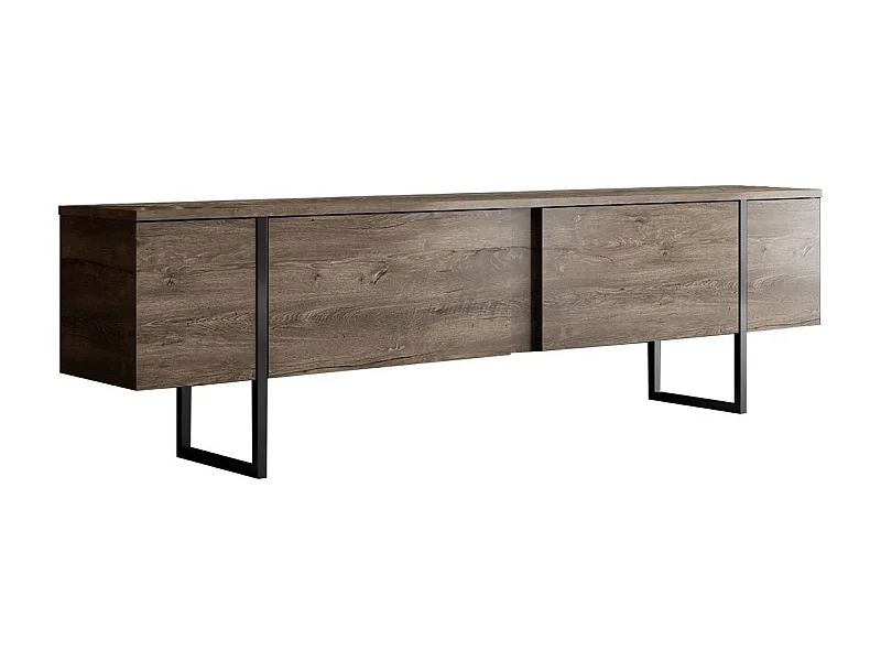 TV-Möbel 2 Klapptüren B180 cm - LUXE