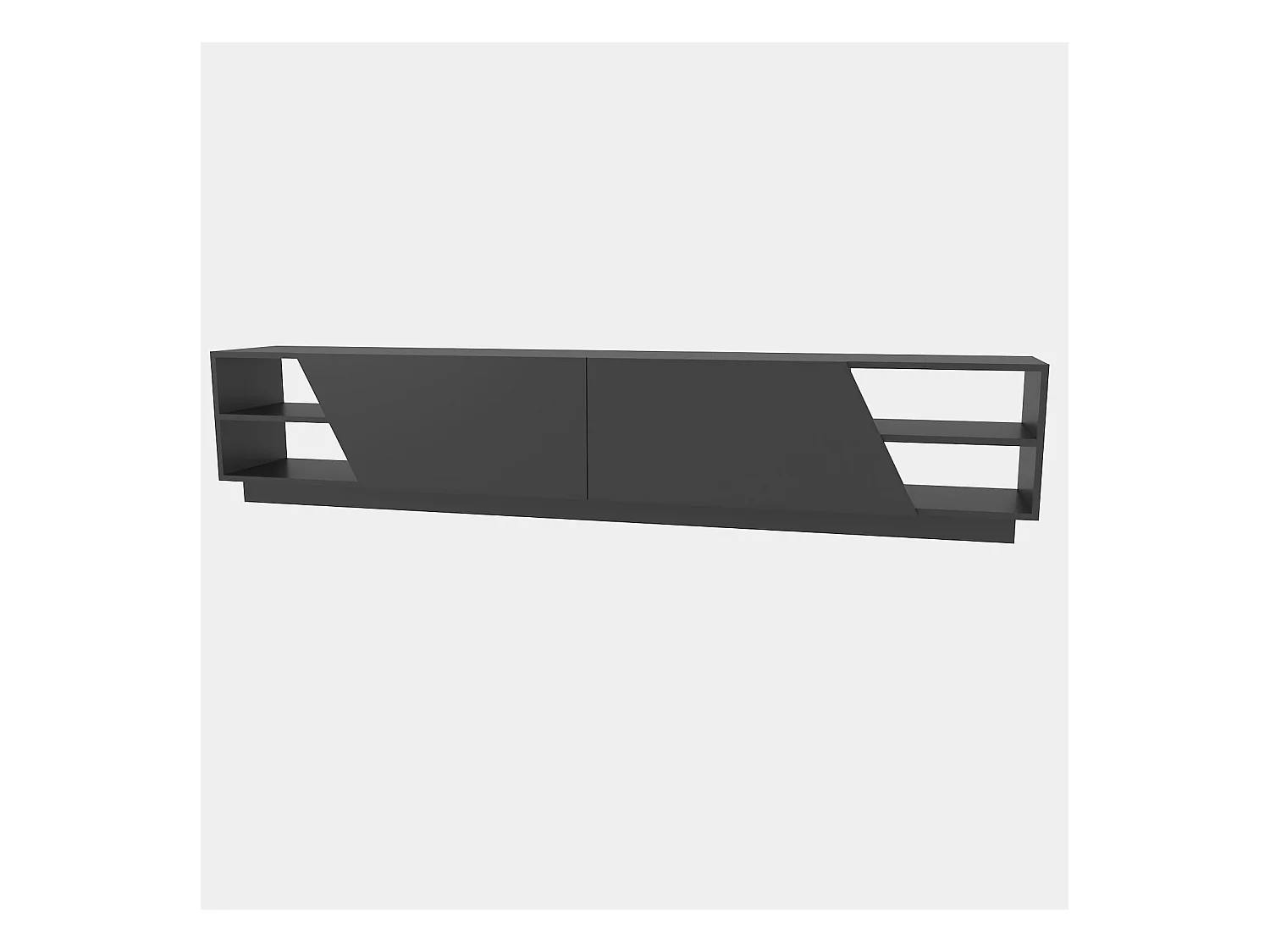 Meuble TV modernes Herold L240cm Anthracite