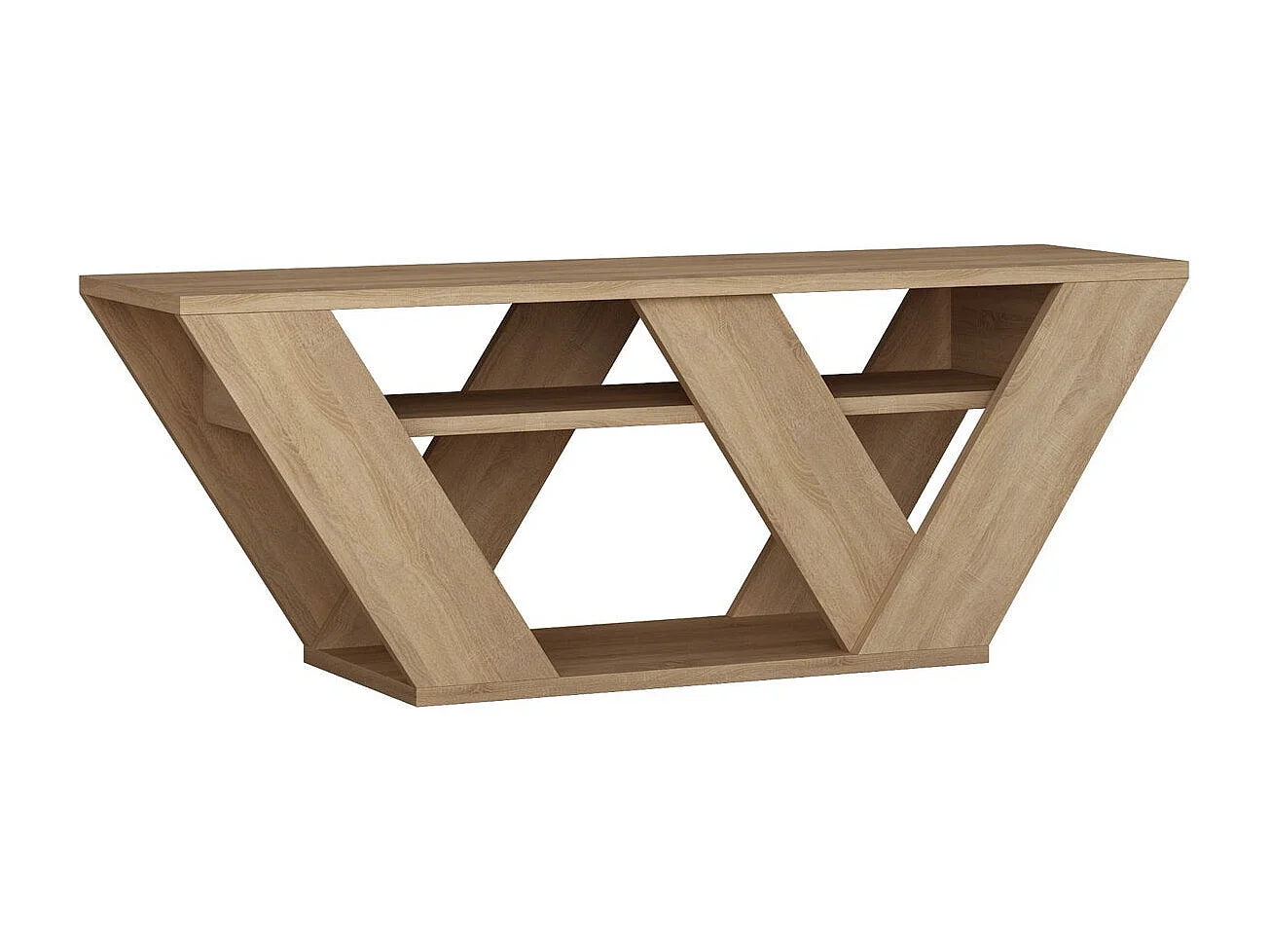 Meuble TV 3 étagères L110 cm - Pipralla