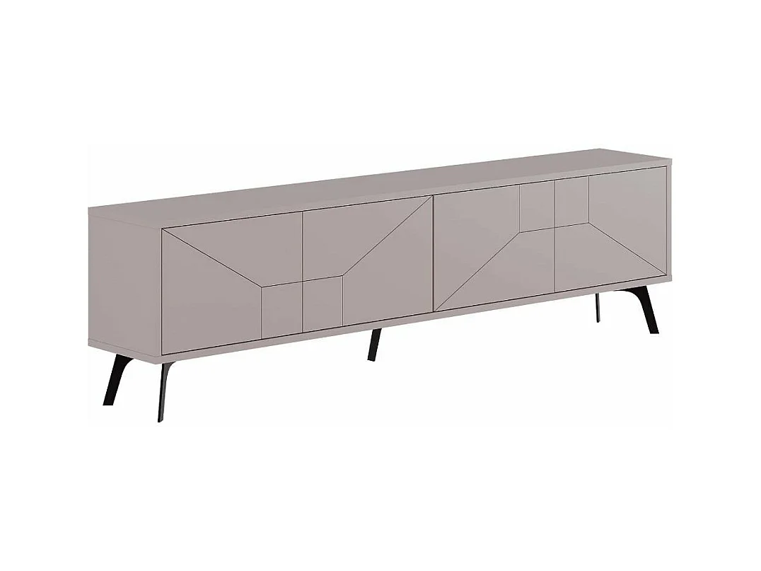 Meuble TV 4 portes L180 cm - Dune
