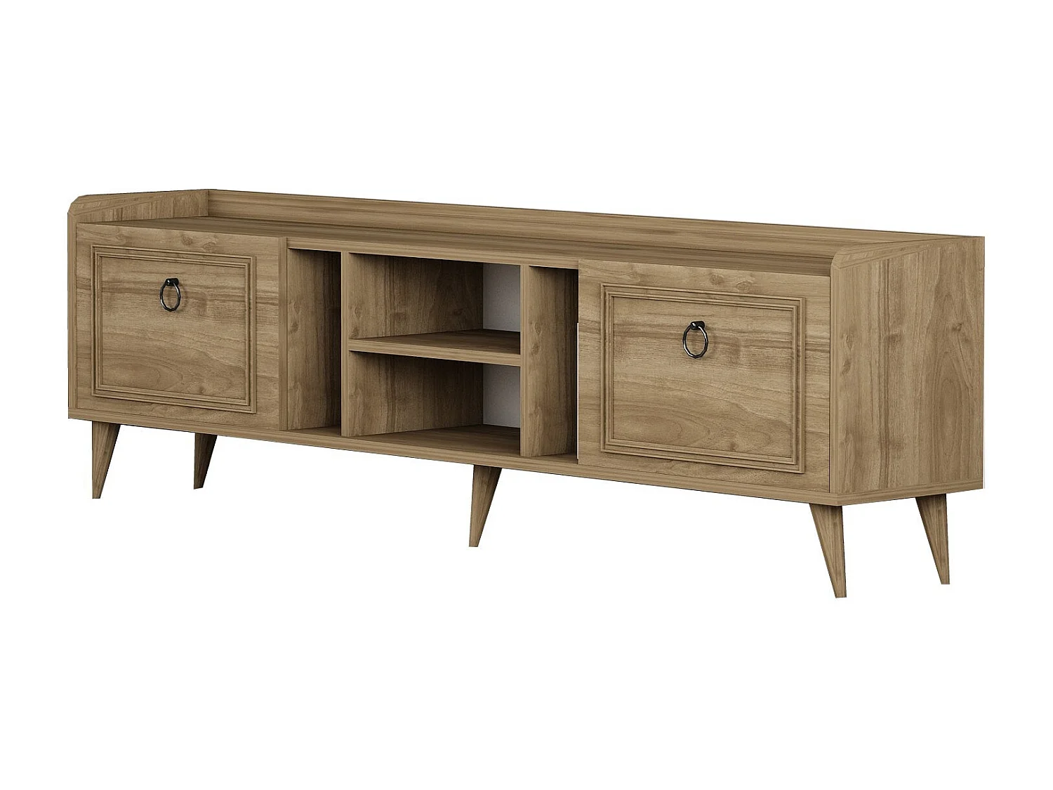 Meuble TV 2 portes Arcanum L180cm Bois clair