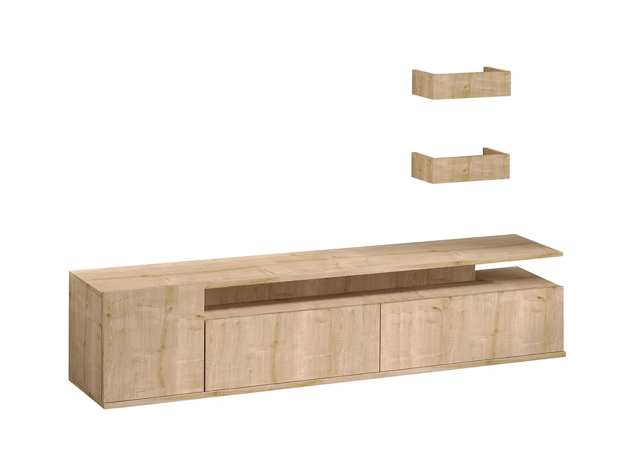 TV-Schrank Eiche Dekor L180 cm - ALIKA