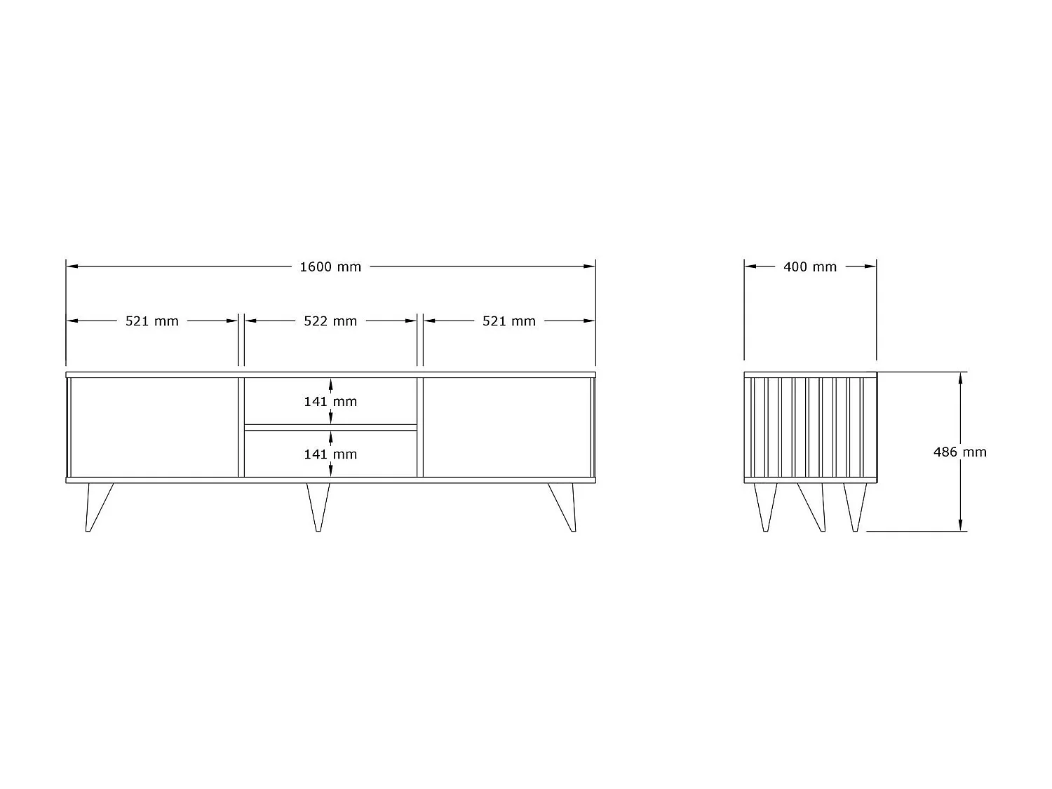 Mueble de televisión Josef Noz