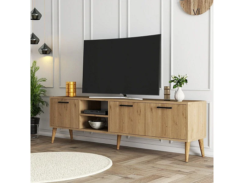 TV-Möbel mit 2 Fächern und 3 Türen L180 cm - Exxen