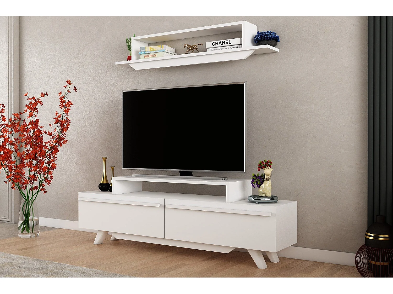 TV-Schrank - Harmony Unit - Weiß