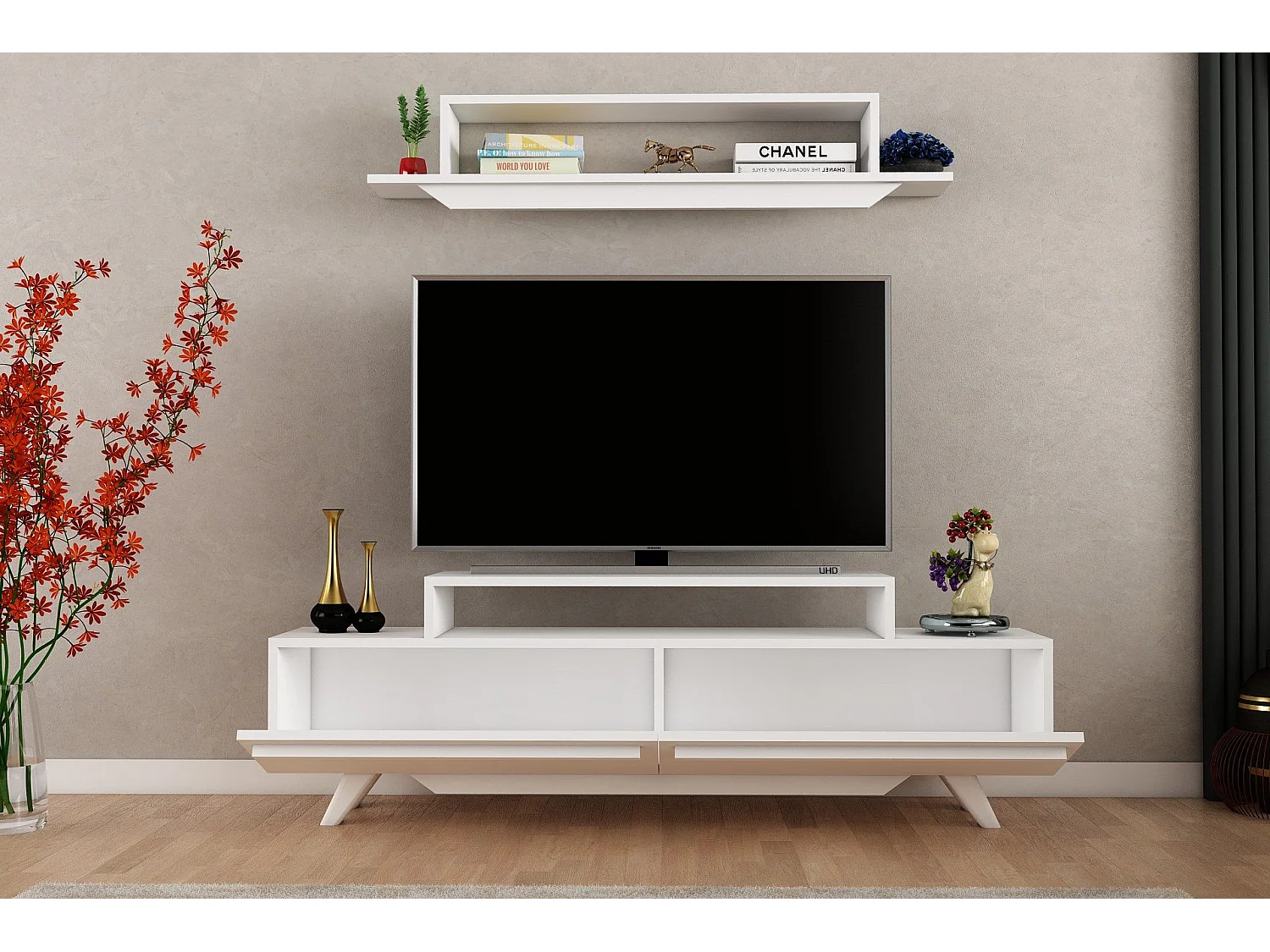 TV-Schrank - Harmony Unit - Weiß