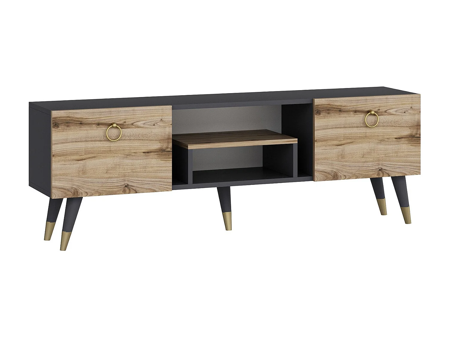 TV-Ständer – Irma – Nogueira Anthrazit