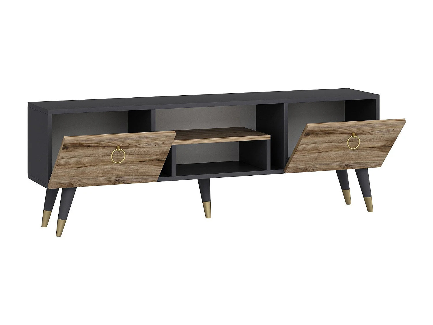 TV-Ständer – Irma – Nogueira Anthrazit