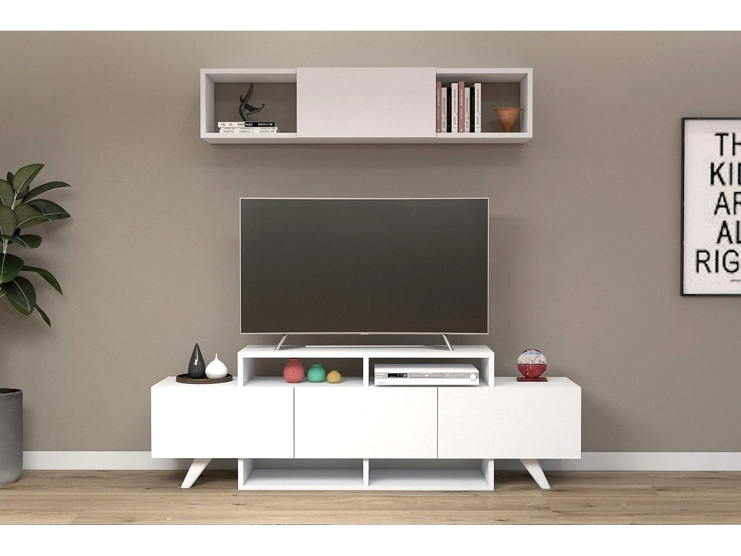 TV-meubel - Alwin-meubel - Wit