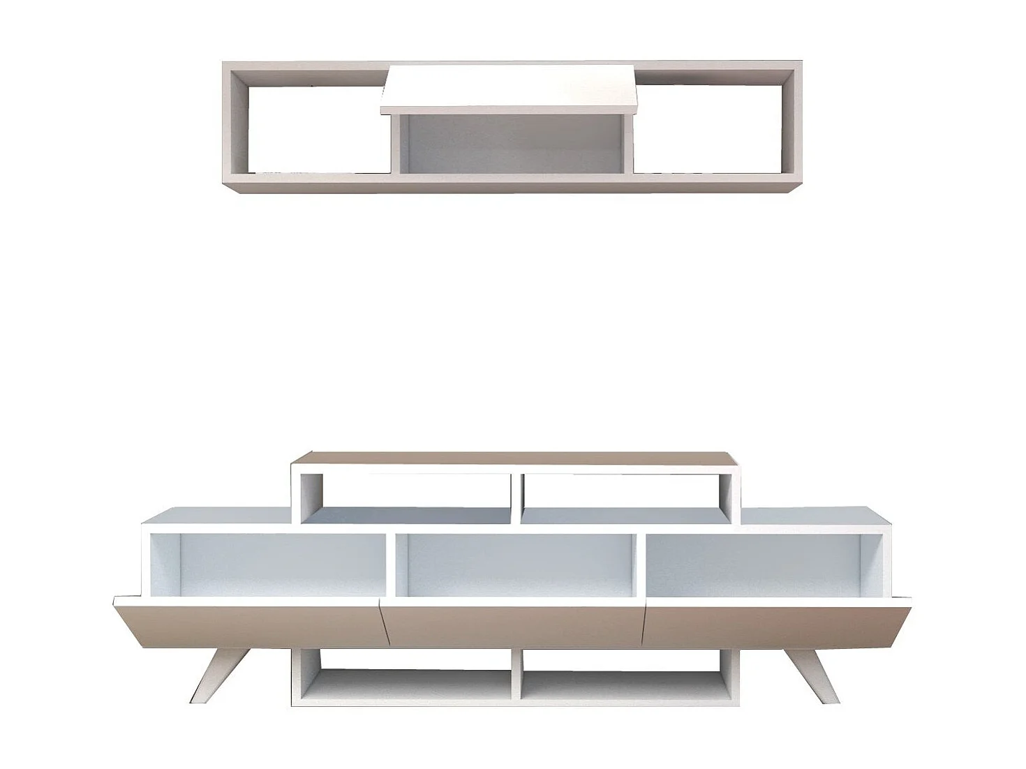 TV-meubel - Alwin-meubel - Wit