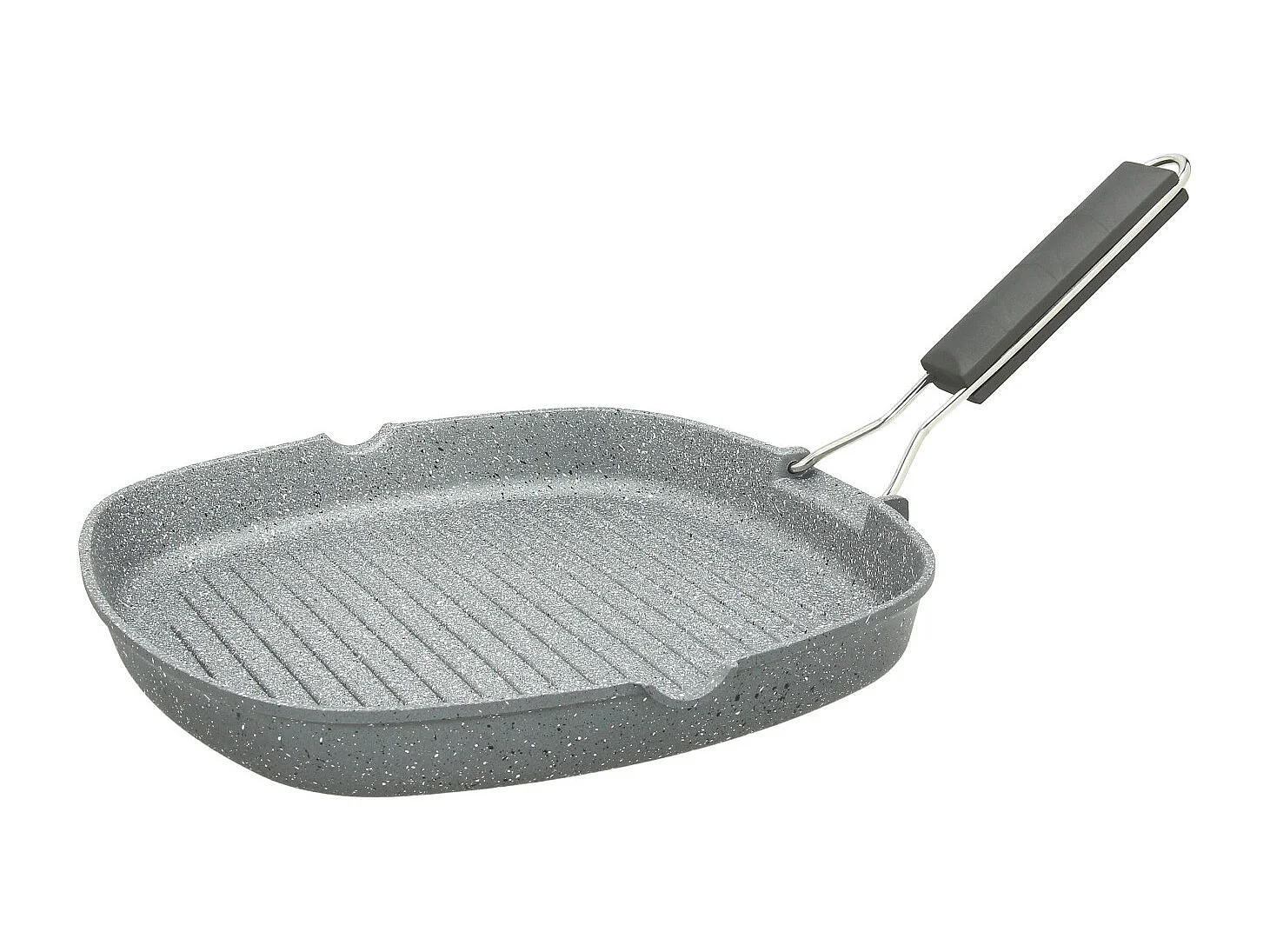 Tognana Porcellane Grill Quadro 28x28cm con manico pieghevole Mythos