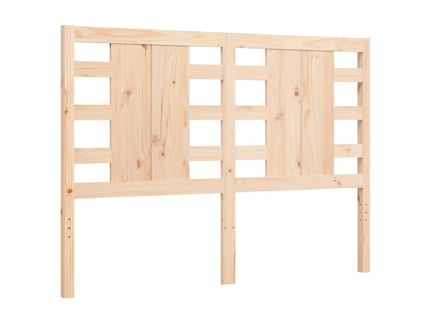 Estructura de cama sin colchón madera de pino maciza 120x200 cm