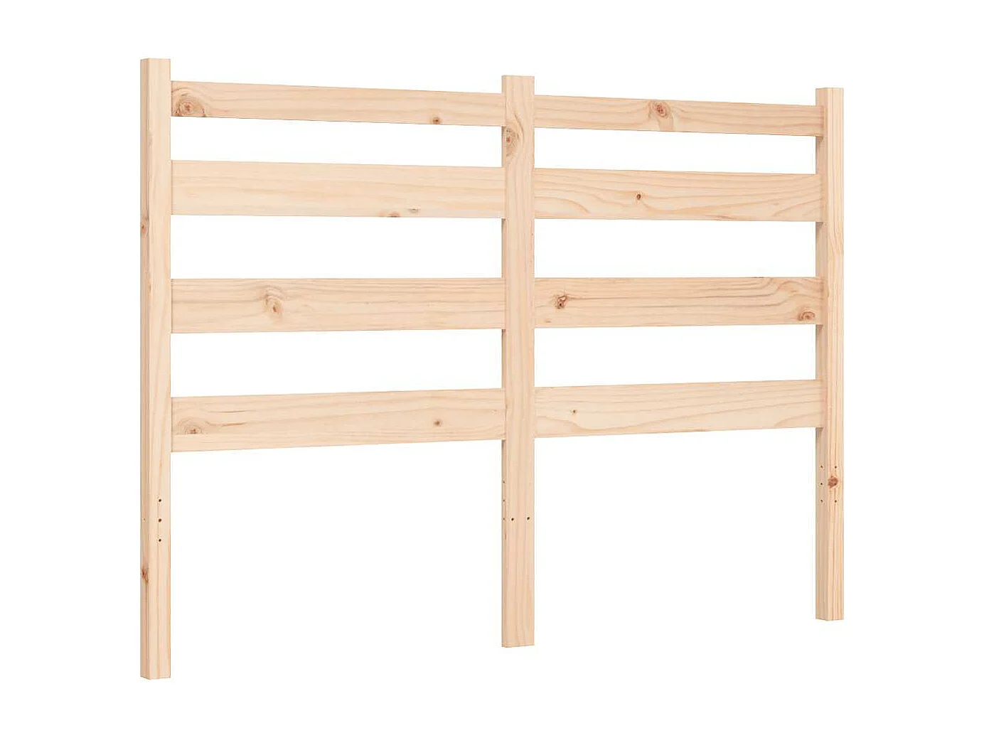 Cadre de lit sans matelas bois de pin massif