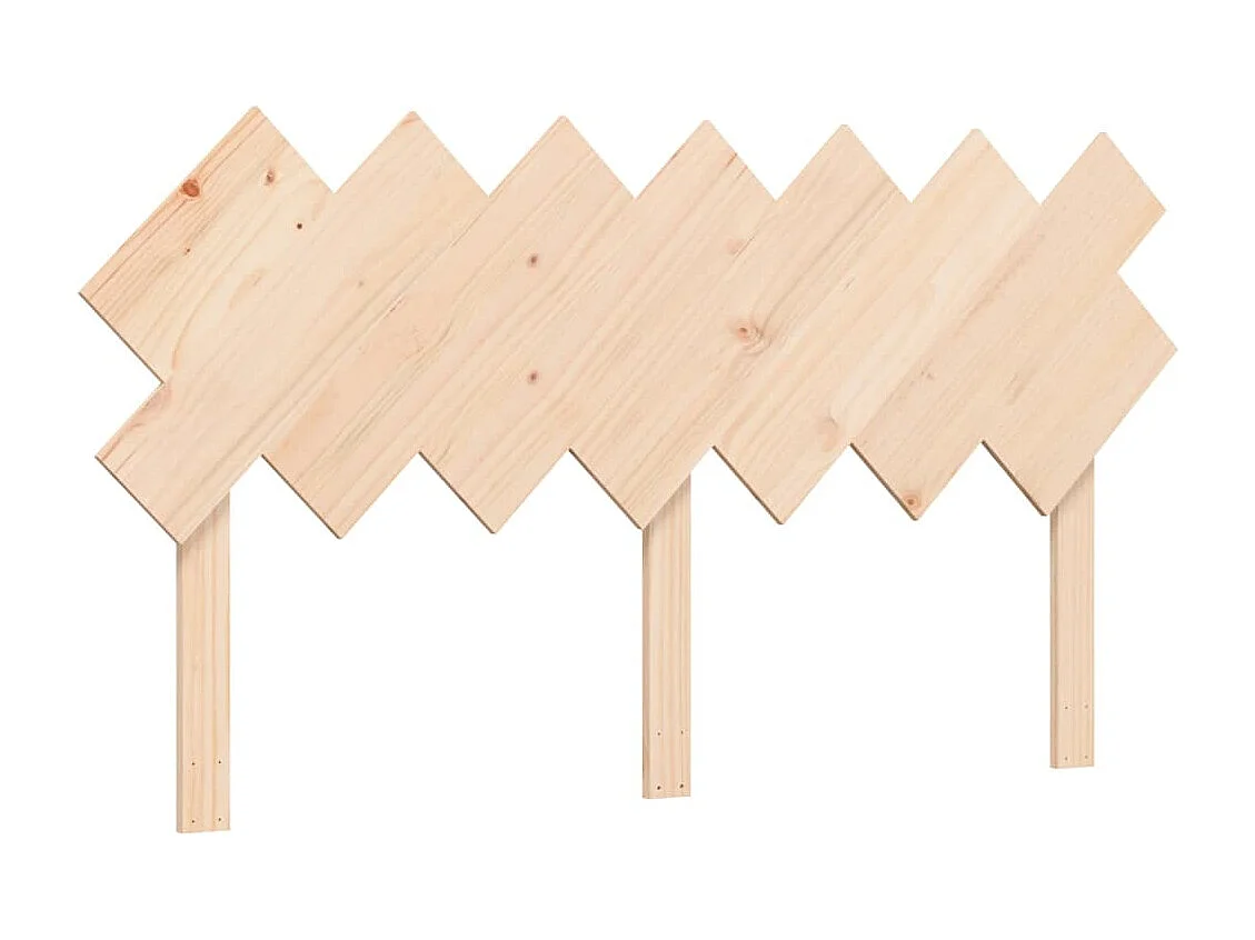 Lit pour personne âgée sans matelas 140x190 cm bois massif