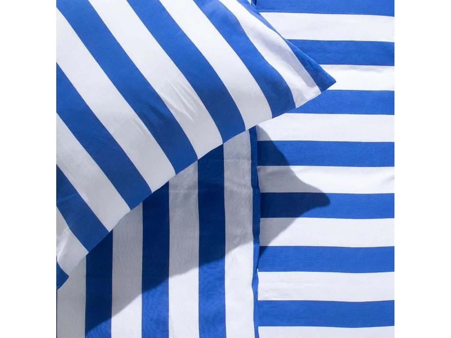 Parure de lit Summer Stripes - 240 x 220 cm - 2 personnes - coton imprimé rayé