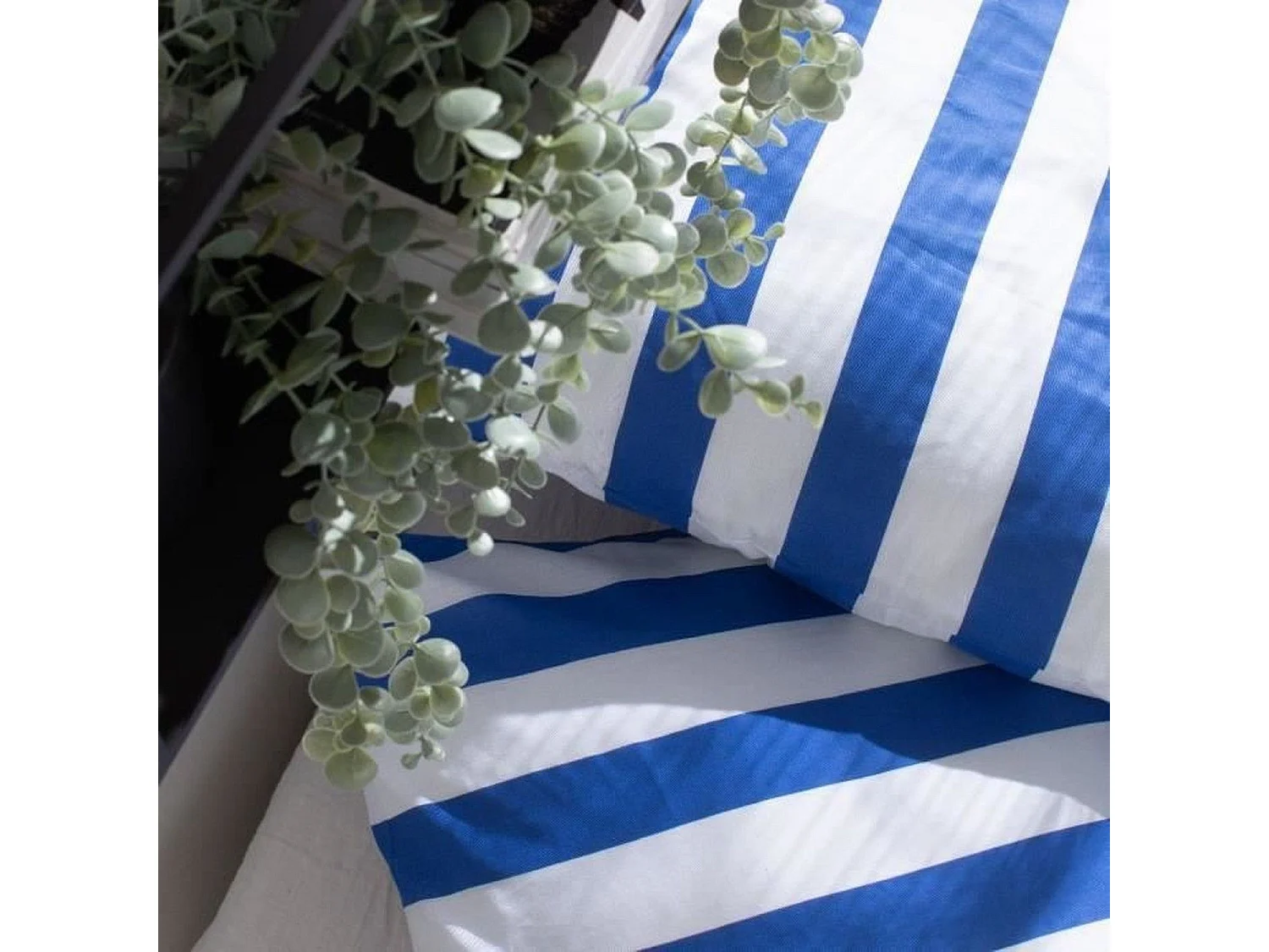 Parure de lit Summer Stripes - 240 x 220 cm - 2 personnes - coton imprimé rayé