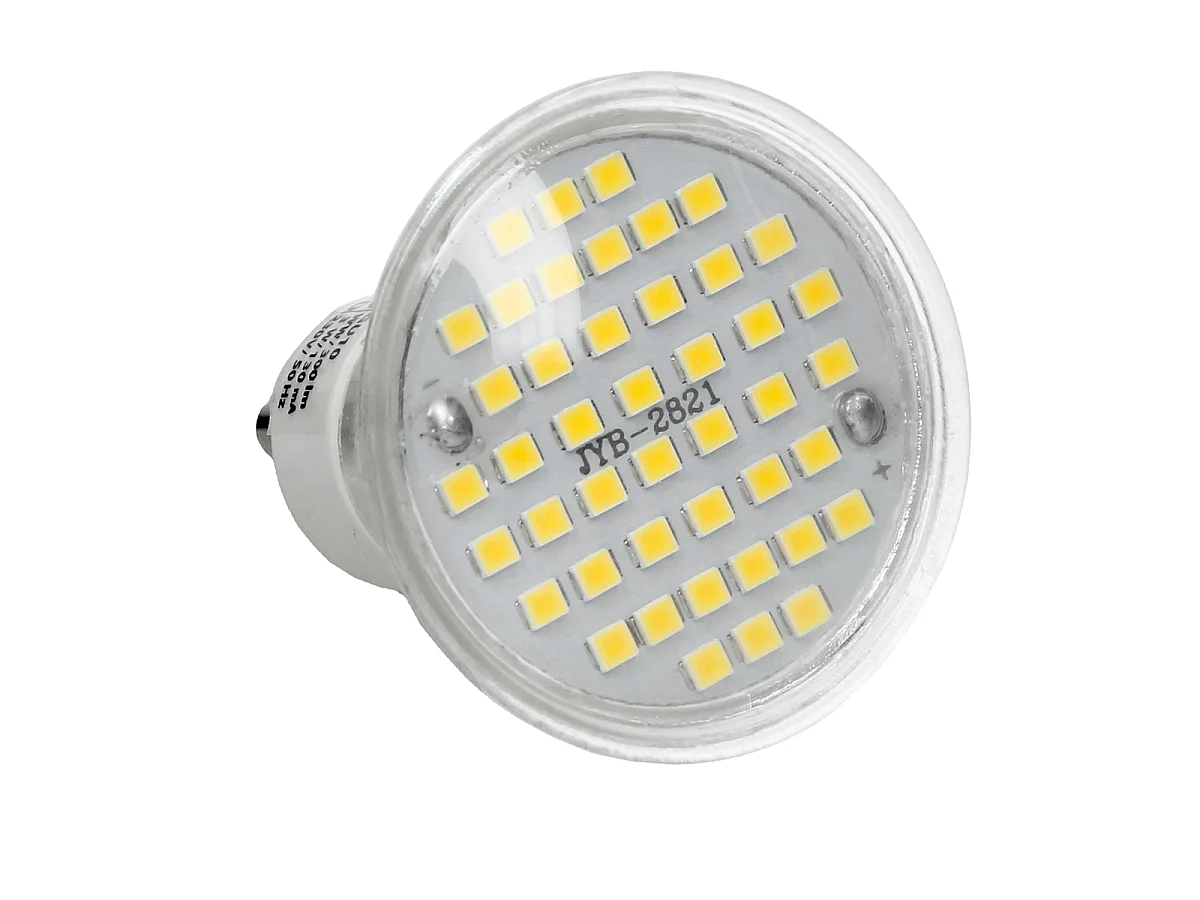 Lampadina spot 3W faretto da incasso illuminazione bulb GU10 44SMD bianco caldo