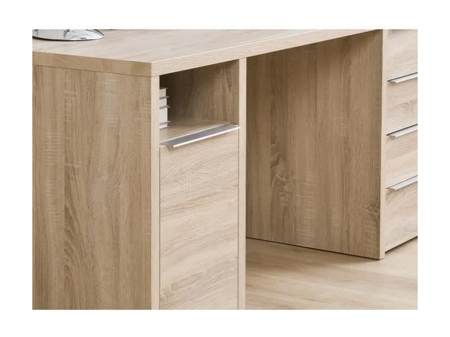 CALPE Bureau chene sonoma - L 160 cm
