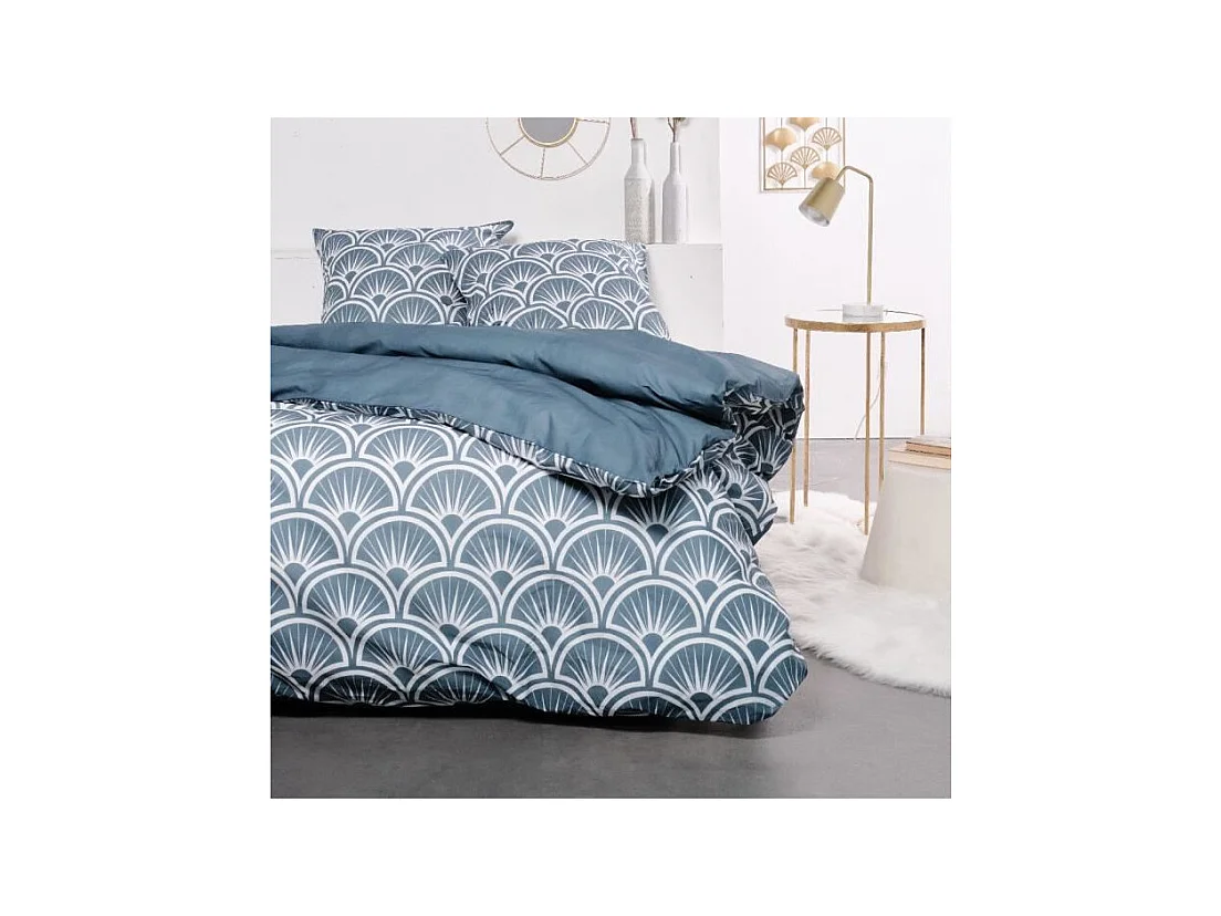 Parure de lit -  Sunshine - 240x220 cm - 2 personnes - coton imprimé graphique
