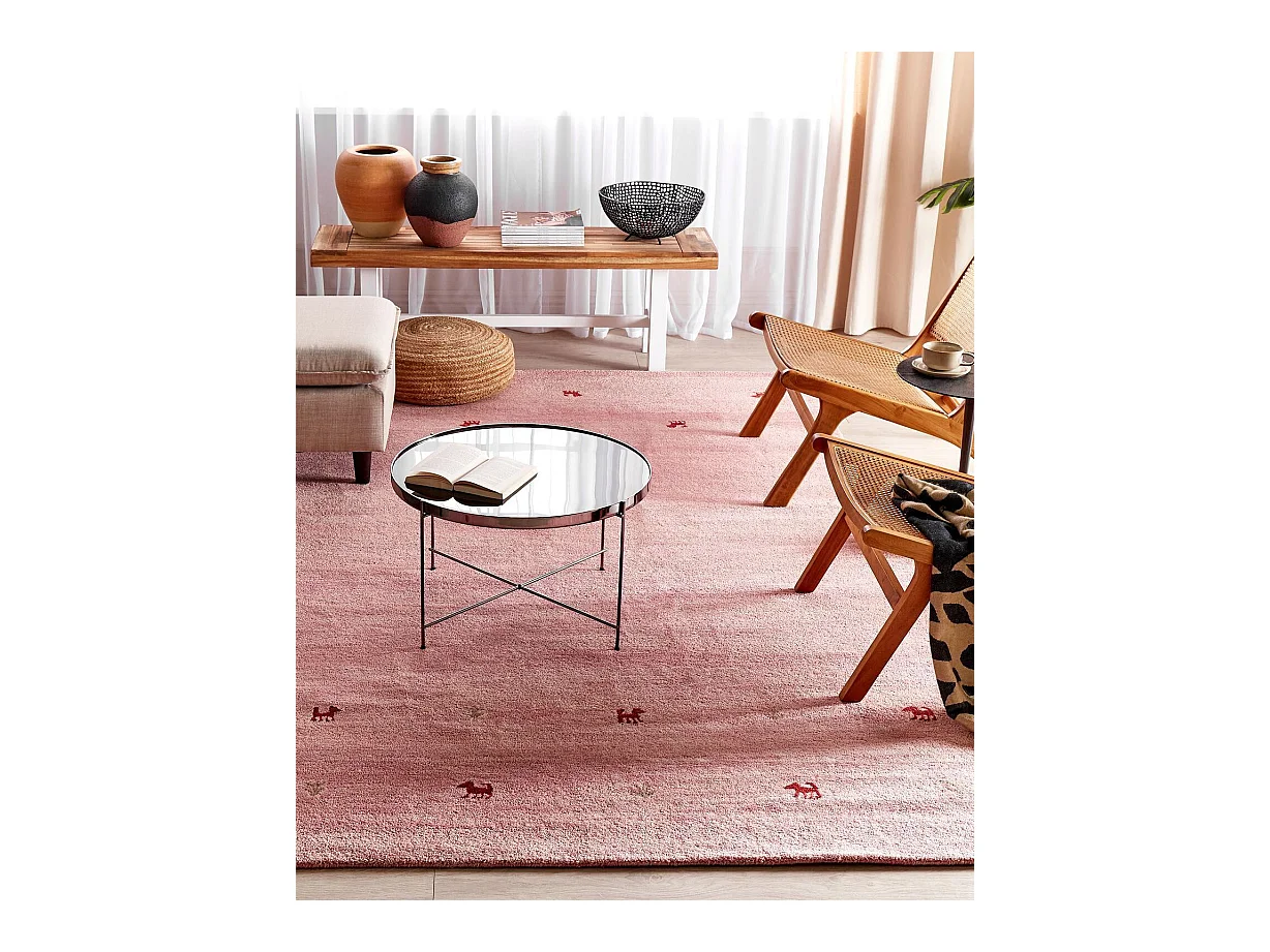 Tapis YULAFI Rose 200 x 300 cm Laine Tapis persan