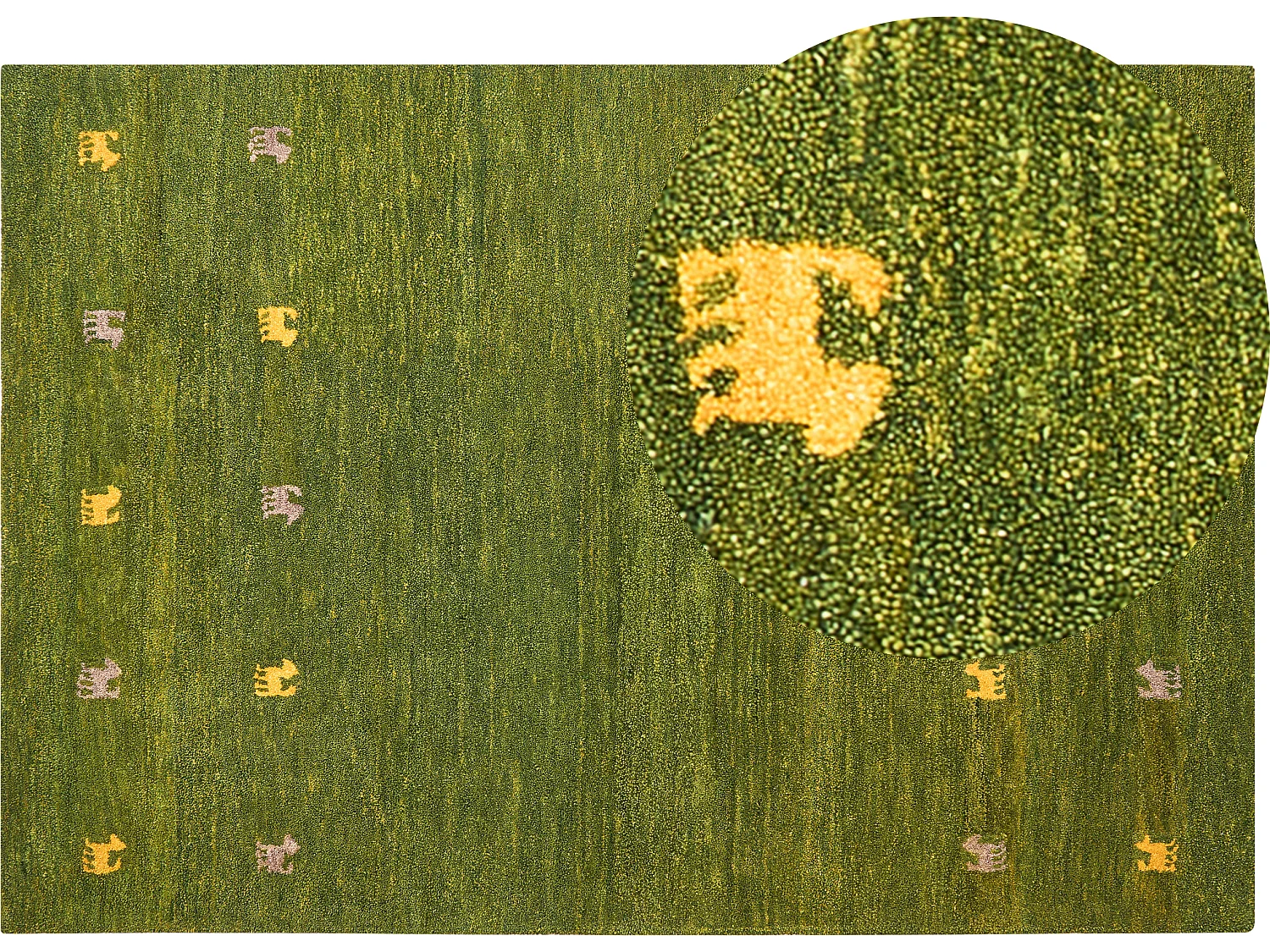 Tapis YULAFI Vert 160 x 230 cm Laine Tapis persan