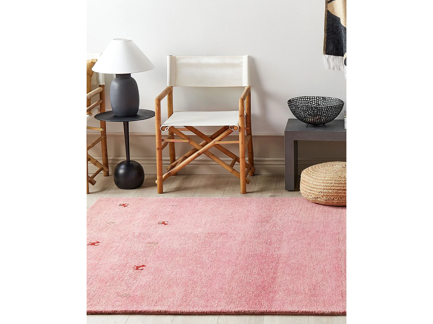 Tapis YULAFI Rose 160 x 230 cm Laine Tapis persan