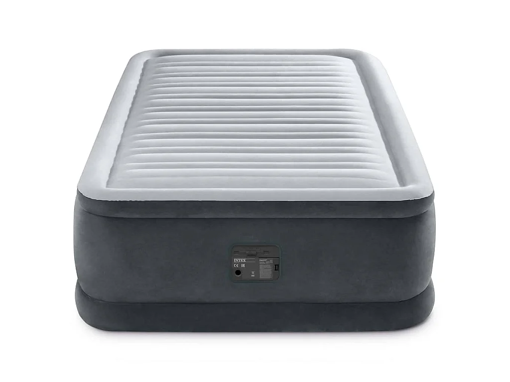 Colchão inflável individual conforto com bomba interna, 99 x 191 x 46 cm