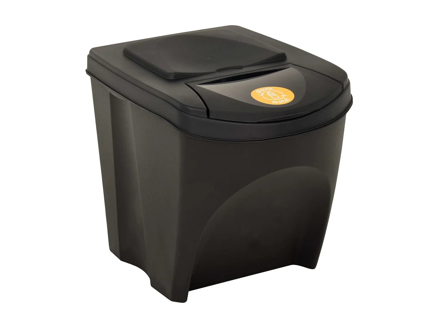 Pattumiere impilabili 4 pezzi antracite 100 litri 02_0006048