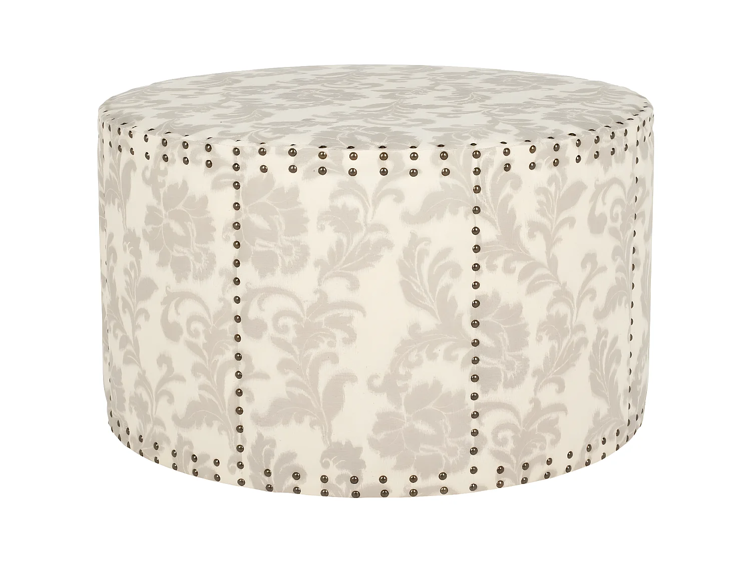 Banc & Ottomane Taupe & Beige 86 X 86 X 51.05 cm - Thalia