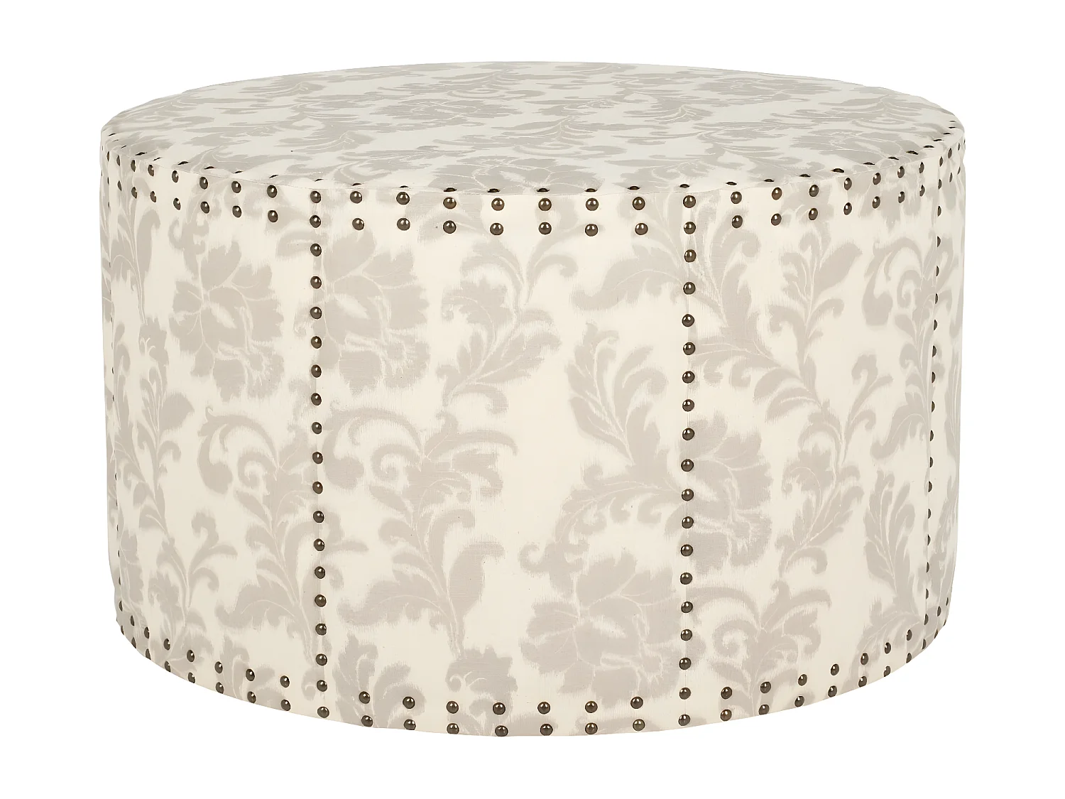 Banc & Ottomane Taupe & Beige 86 X 86 X 51.05 cm - Thalia