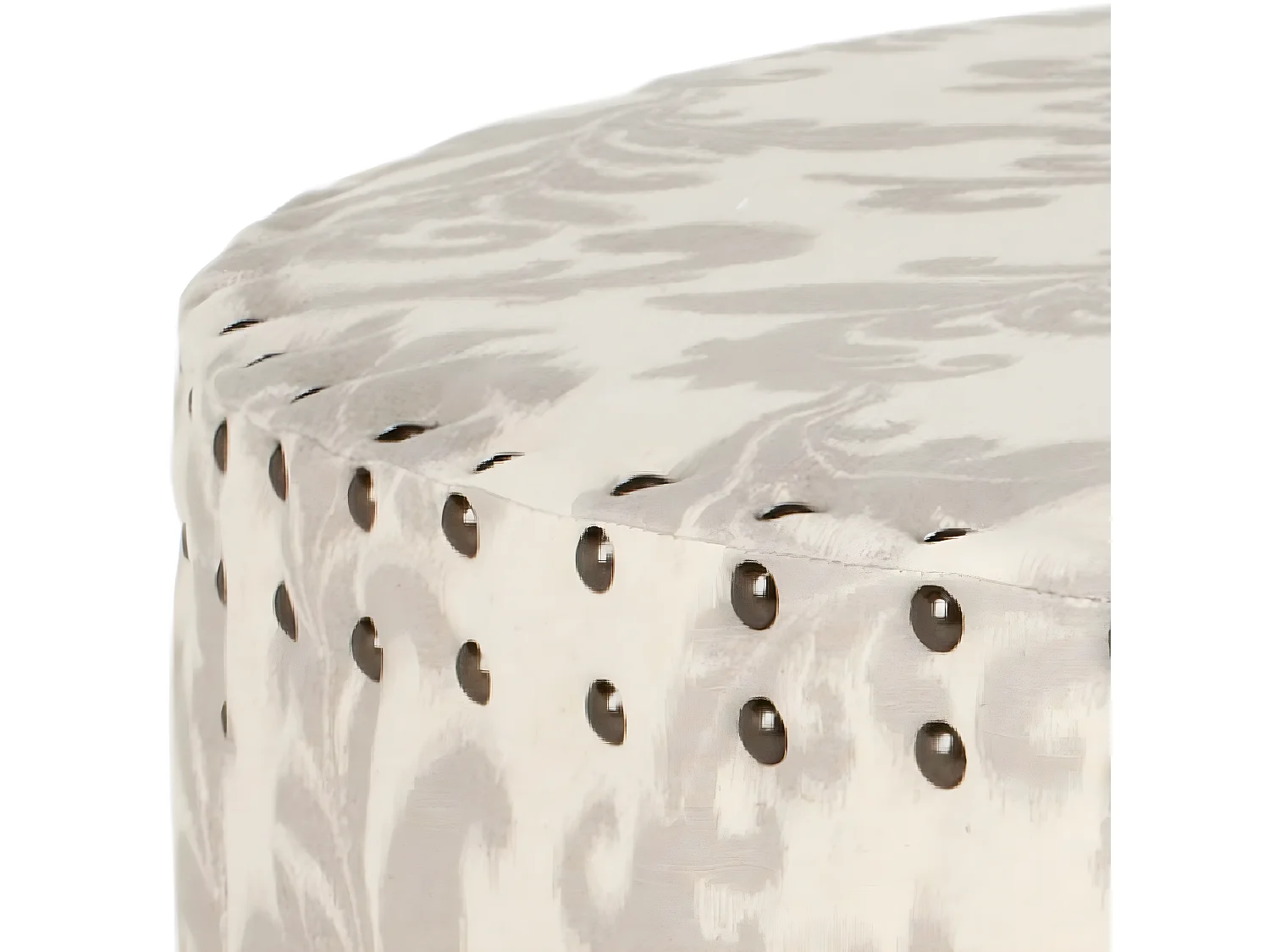 Banc & Ottomane Taupe & Beige 86 X 86 X 51.05 cm - Thalia