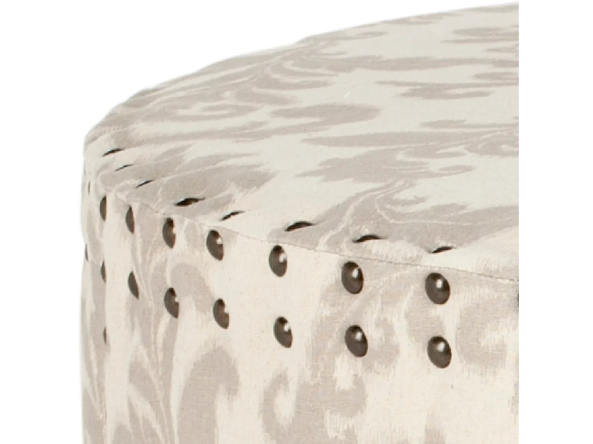 Banc & Ottomane Taupe & Beige 86 X 86 X 51.05 cm - Thalia