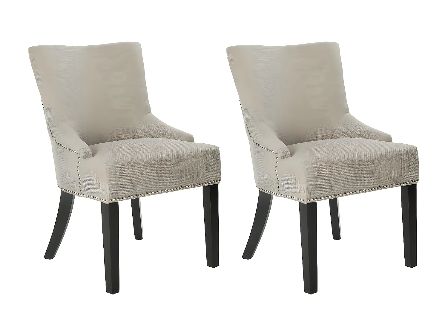 Lot de 2 chaise Beige 55 X 64 X 87.88 cm - Luanne