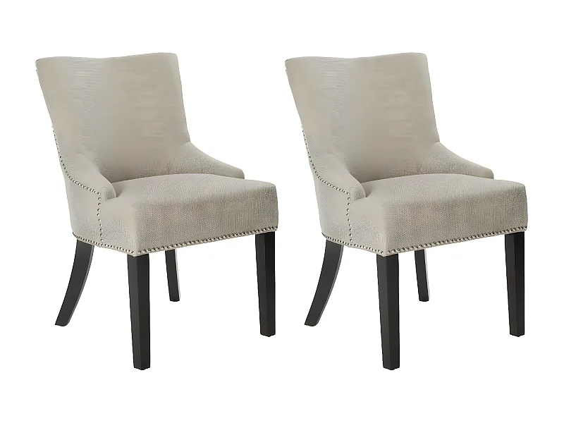 Lot de 2 chaise Beige 55 X 64 X 87.88 cm - Luanne