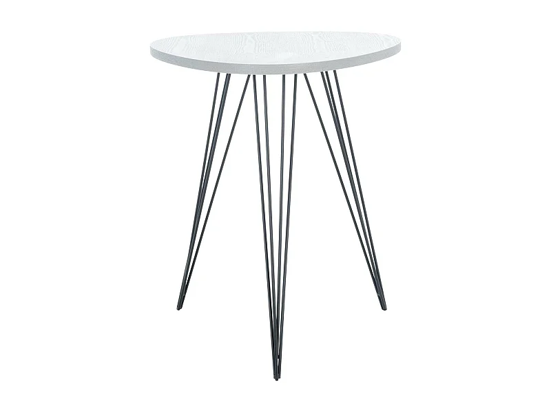 Table d'appoint Gris et noir 50 X 50 X 59.94 cm - Dosia