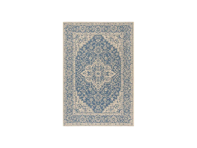 Tapis Bleu/Neutre 91 X 152 cm - Sardinia