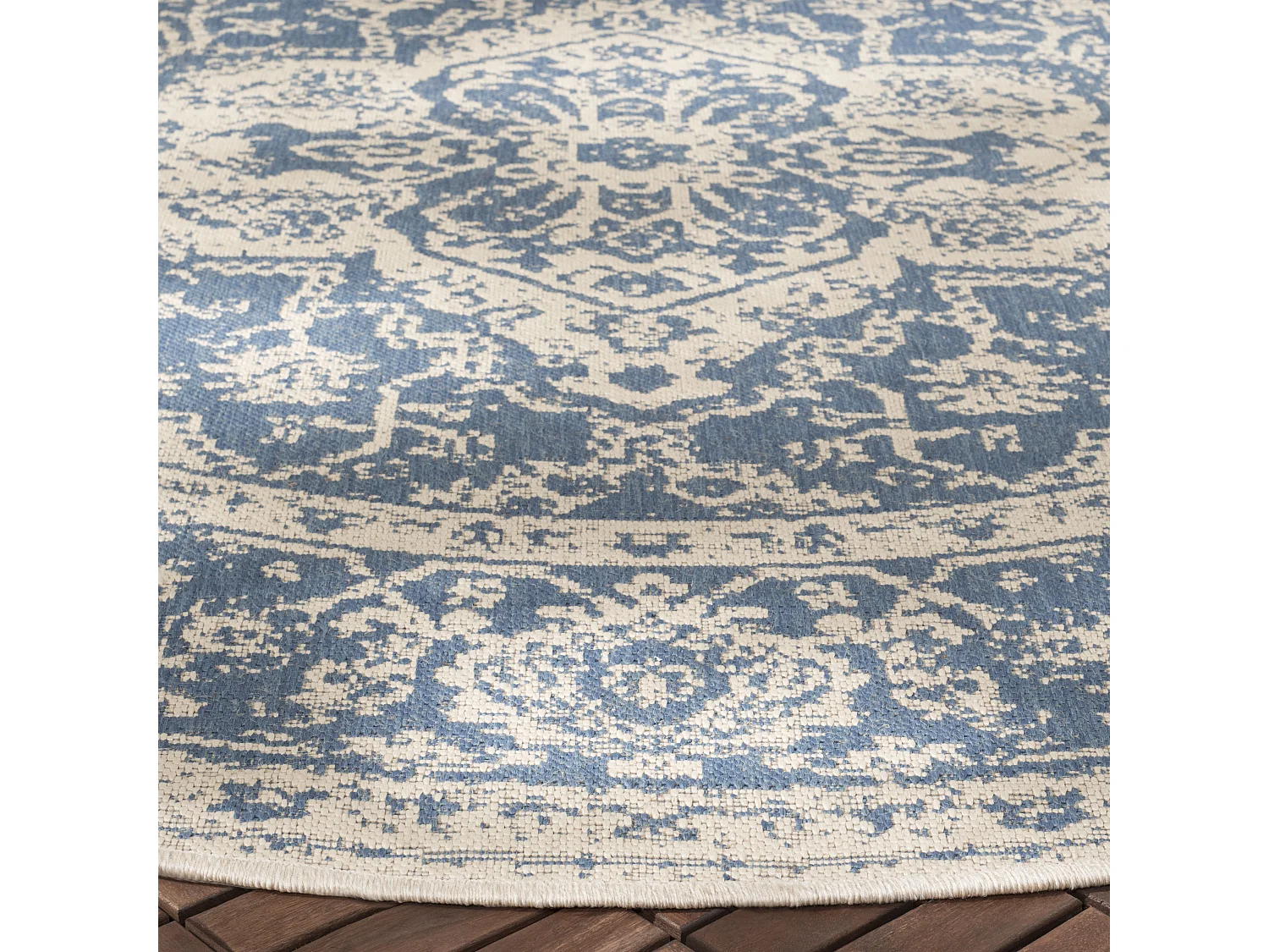 Tapis Bleu/Neutre 91 X 152 cm - Sardinia