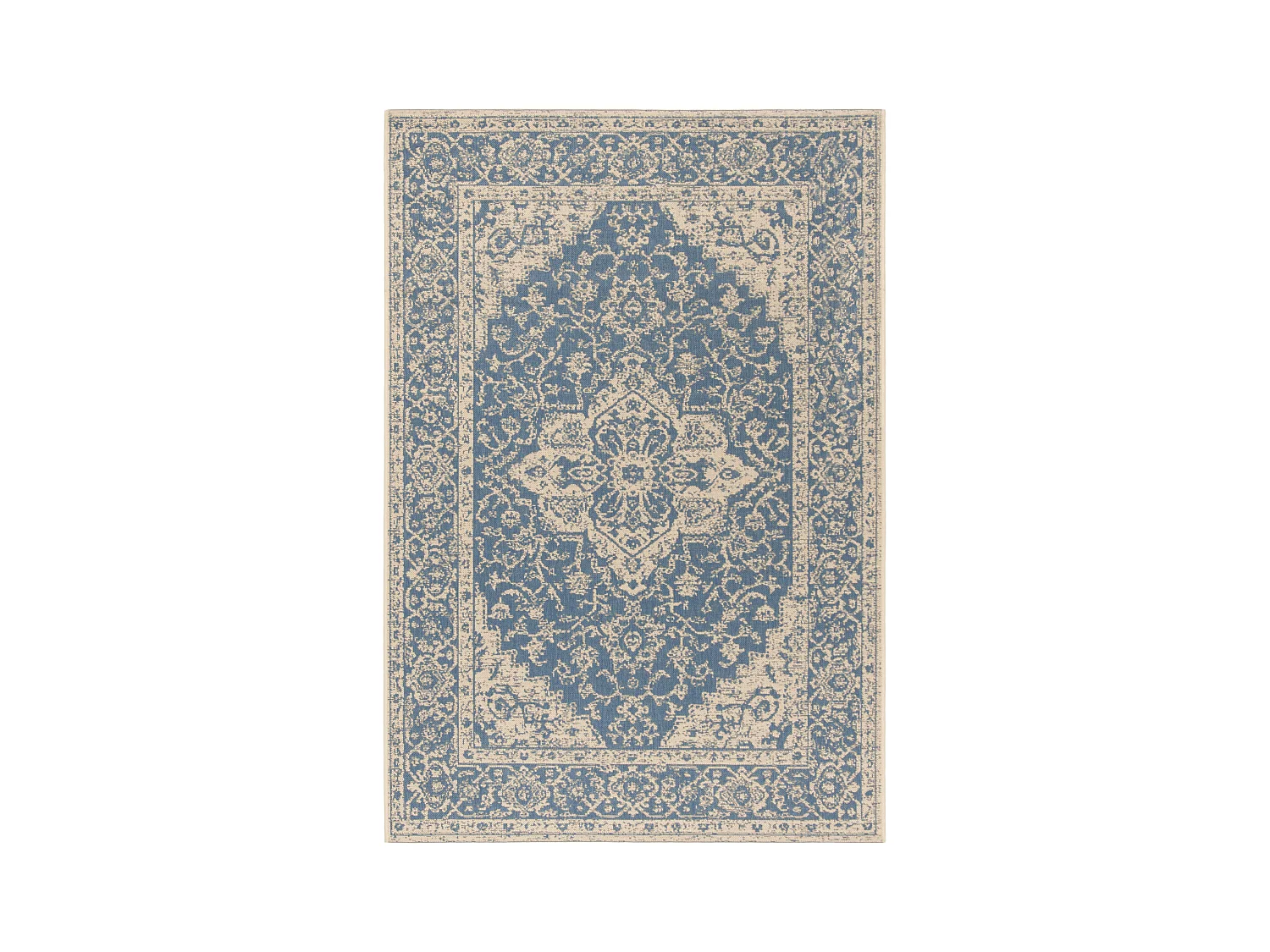 Tapis Bleu/Neutre 91 X 152 cm - Sardinia