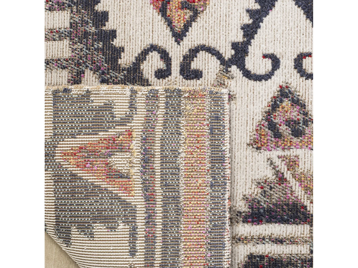 Tapis Marron/Multicolore 91 X 152 cm - Lattice