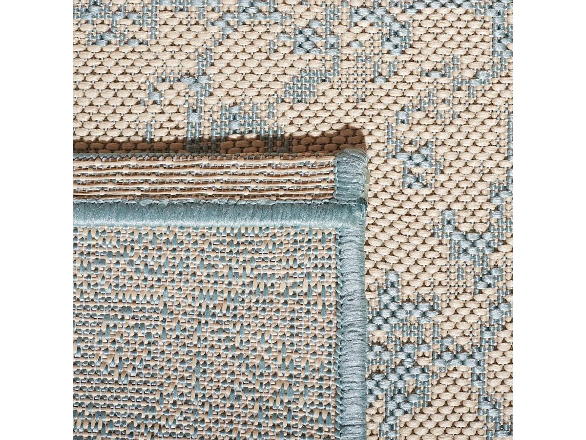 Tapis Bleu/Neutre 122 X 183 cm - Sardinia