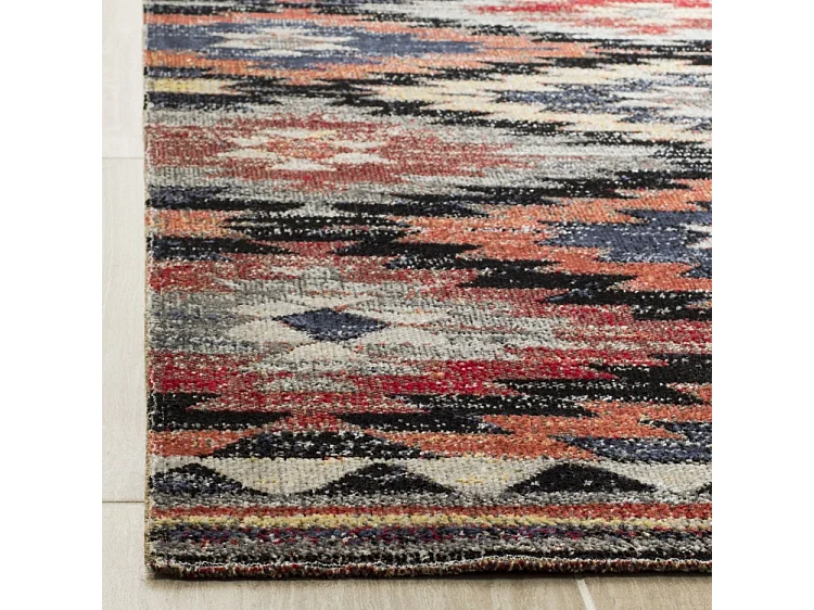 Tapis Marron/Multicolore 122 X 183 cm - Torianna