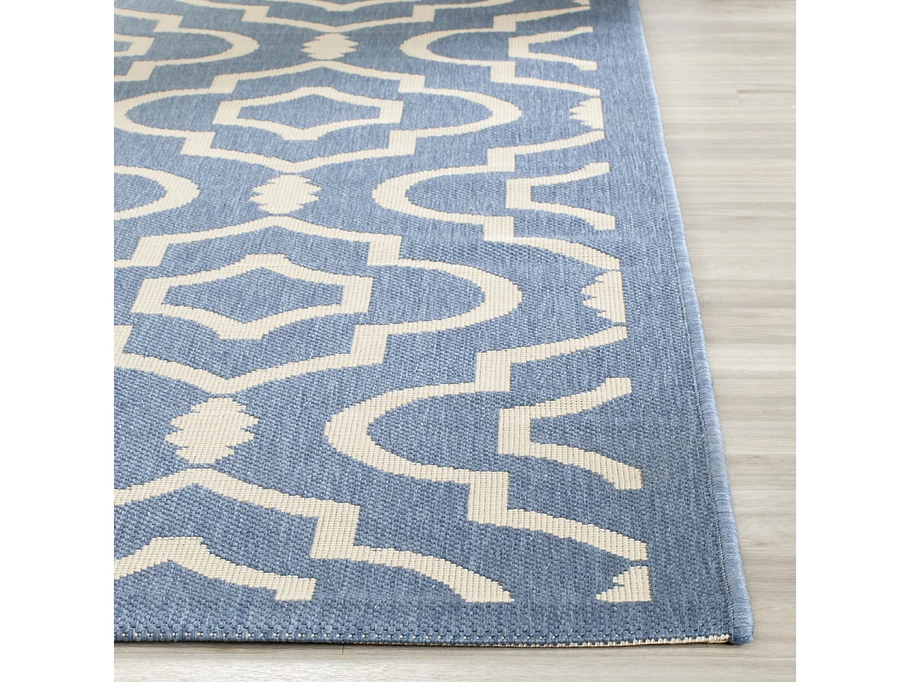 Tapis Bleu/Neutre 122 X 170 cm - Mykonos