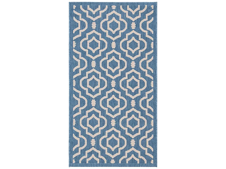 Tapis Bleu/Neutre 122 X 170 cm - Mykonos